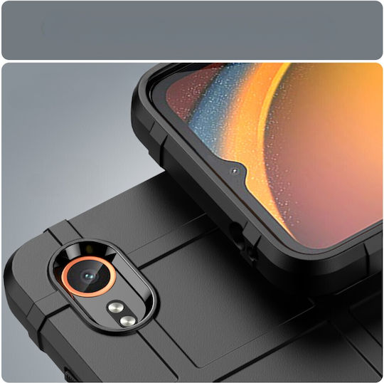 Umschlag Rückseite Silikon Schwarz (Samsung Galaxy Xcover 7)
