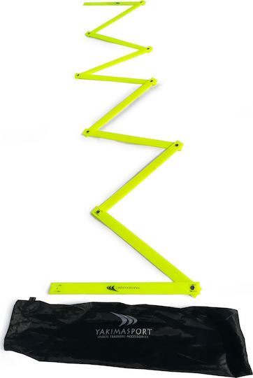Yakimasport Skrzat Ladder Criss Cross Σκάλα Επιτάχυνσης σε Κίτρινο Χρώμα