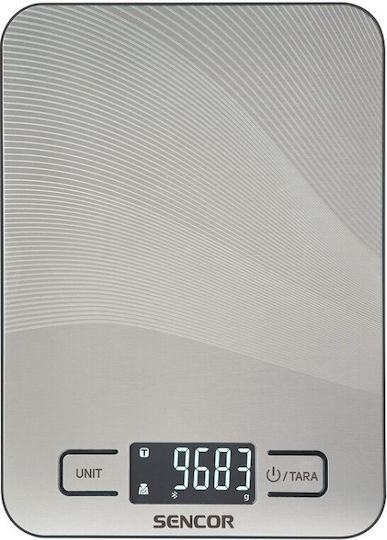 Sencor Cantar Digital De Bucatarie Până La 10kg Argintiu