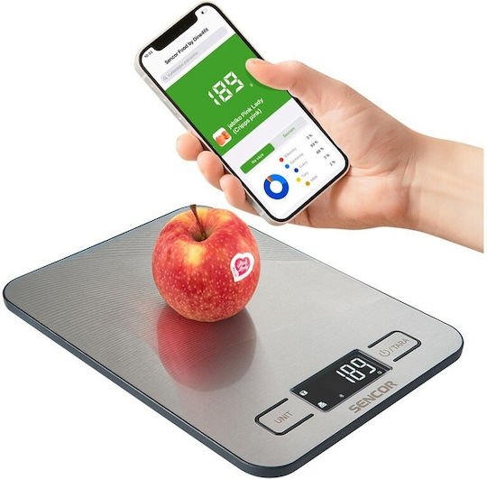 Sencor Cantar Digital De Bucatarie Până La 10kg Argintiu