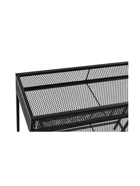 Home Esprit Planter Box 70x60cm Black Velvet-Black Metal S3055987