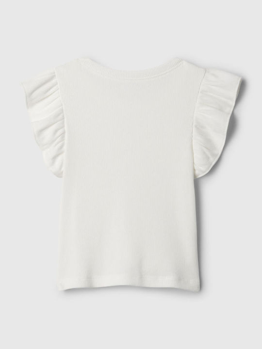 GAP Kids Blouse Short Sleeve White