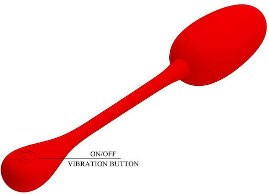 Pretty Love Knucker Red Rechargeable Vibrating Egg