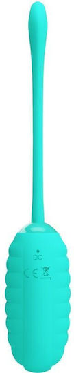 Pretty Love Kirk Rechargeable Vibrating Egg Aqua Green