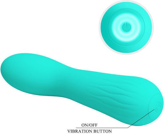 Pretty Love Faun Rechargeable Vibrator Aqua Green