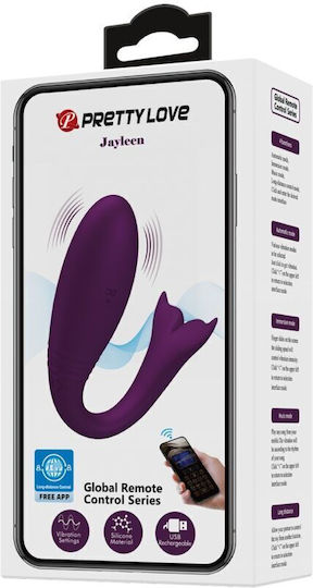 Pretty Love Jayleen Vibrator App Remote Control Purple