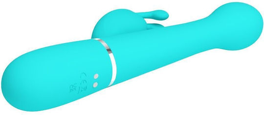 Pretty Love Dejon Rabbit Vibrator 3 In 1 Multifunction Aqua Green