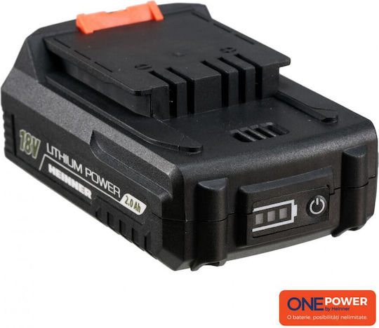 Heinner Werkzeugbatterie Lithium 18V mit Kapazität 2Ah