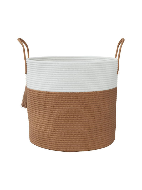 vidaXL Καλάθι Αποθήκευσης Υφασμάτινο Καφέ 40x40x35cm