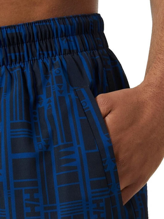 Men's Swimwear Shorts Blue with Patterns