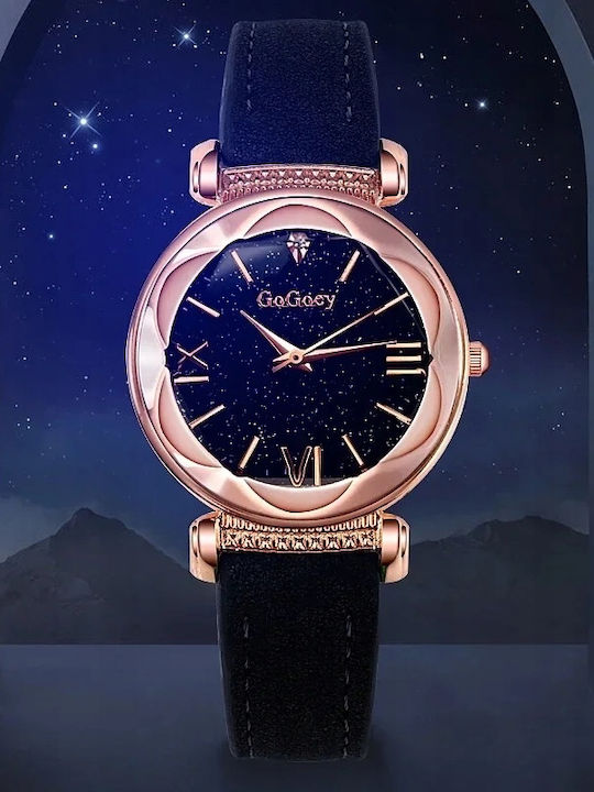Damen Uhr mit Beige Stoffarmband