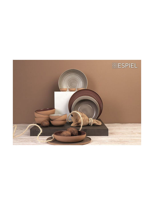 Espiel Calabria Bol de Servire Rotund Ceramică Roz cu Diametru 12.5buc