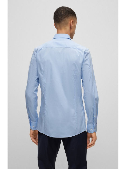 Hugo Boss Men's Shirt Long Sleeve Light Blue