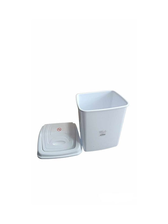 Sidirela Waste Bin Waste Plastic White 16lt 1pcs