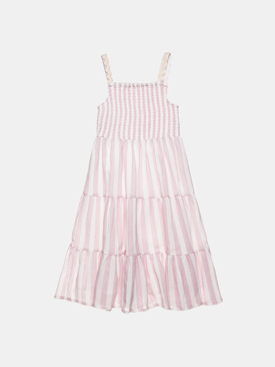 Alouette Kids Dress Striped Pink