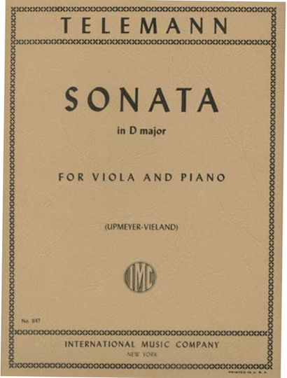 Telemann Sonate in D-Dur