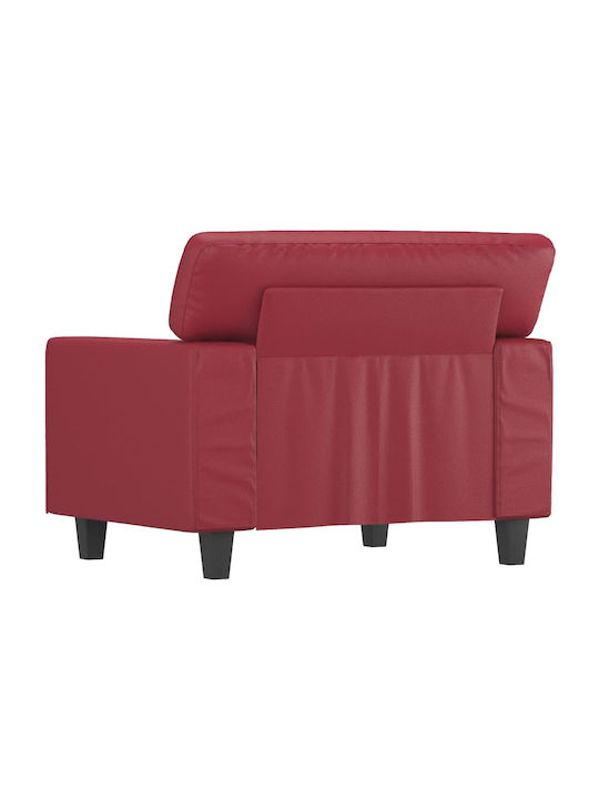 Armchair from Leatherette Bordeaux 94x77x80cm