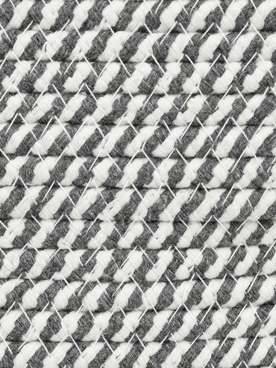vidaXL Wäschekorb aus Stoff Faltbar 55x55x36cm Gray