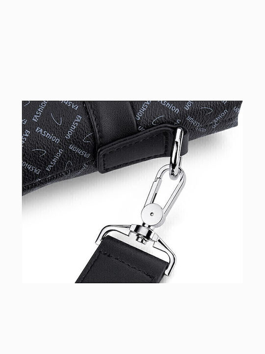Leder Herrentasche Geldbörse Schwarz