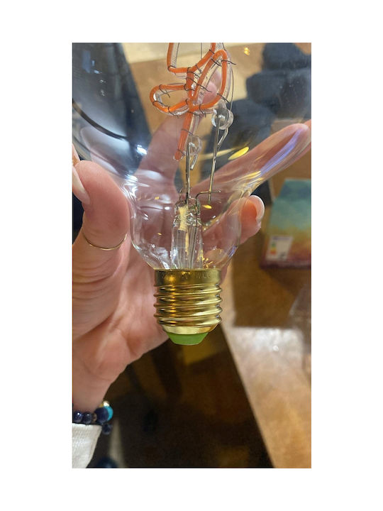 Dekorative Lampe mit Fassung für E27 Lampe Rosa