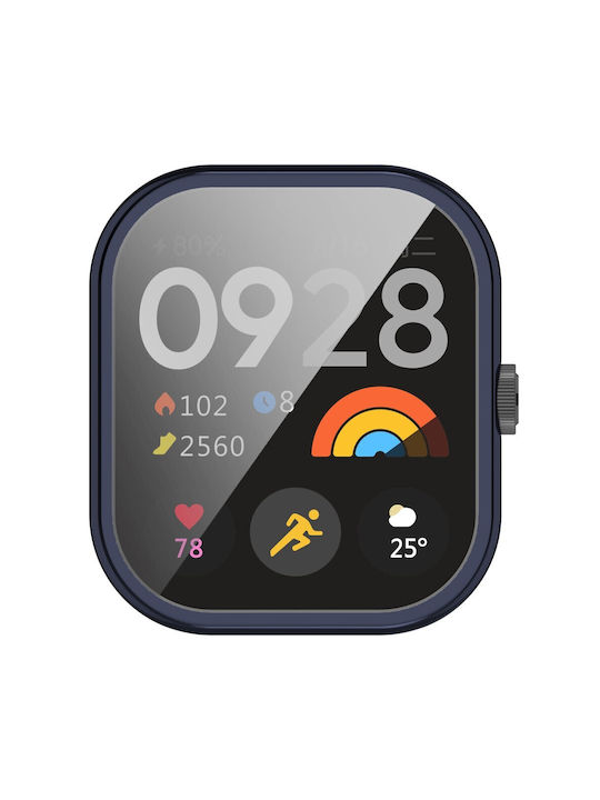 Carcasă de Silicon în culoarea Albastru pentru Xiaomi Redmi Redmi Watch 3 Lite / Watch 3 Active Carcasă de Silicon în culoarea Albastru pentru Xiaomi Redmi Redmi Watch 3 Lite / Watch 3 Active