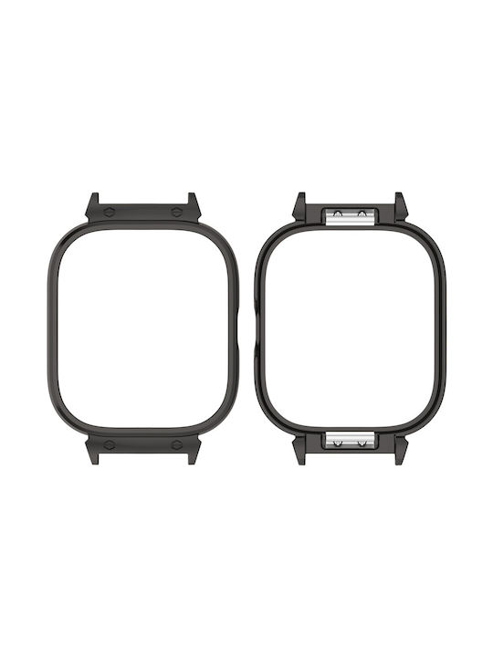 Metal Case in Black color for Xiaomi Redmi Watch 3 Lite / Watch 3 Active