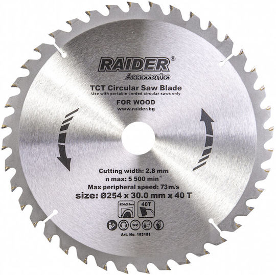 Raider Disc de tăiere Lemn
