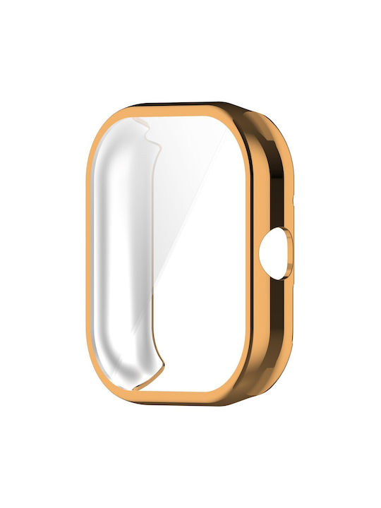 Θήκη Σιλικόνης σε Ροζ Χρυσό χρώμα για το Xiaomi Redmi Watch 3 Lite / Watch 3 Active Θήκη Σιλικόνης σε Ροζ Χρυσό χρώμα για το Xiaomi Redmi Watch 3 Lite / Watch 3 Active