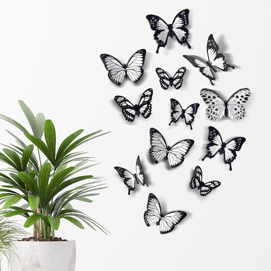 Kids 3D Wall Sticker Stereo Butterfly 72pcs