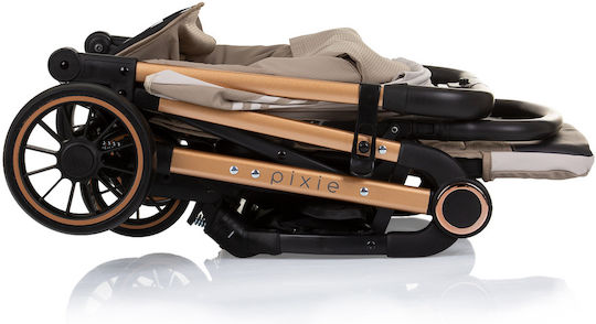 Chipolino Pixie Baby Stroller Suitable for Newborn Macadamia 7kg
