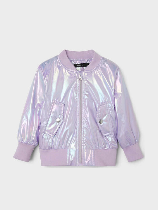 Kinderjacken & Winterjacken Bomber Kurz Lila