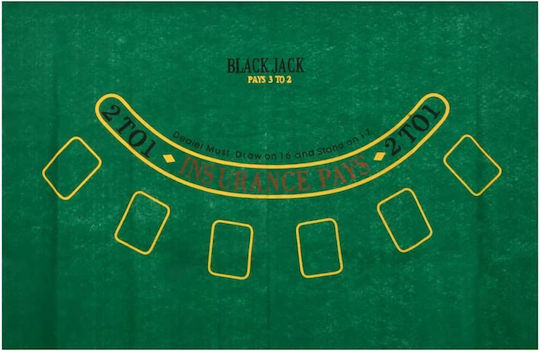 vidaXL Set 200 Poker Chips 40mm / 4gr with 2 Decks and Felt