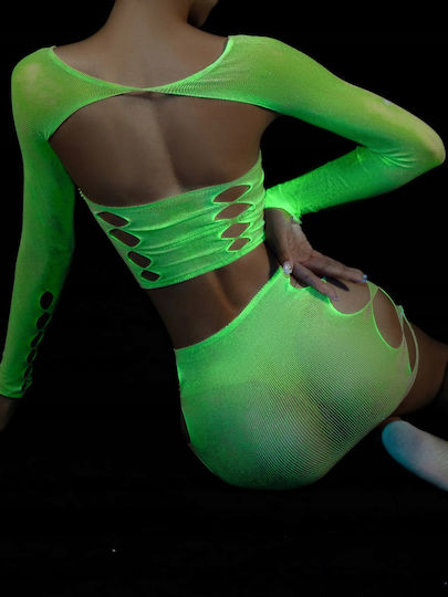 Bodystocking осветление тъмнина Mesh бельо съставен привличане на дами