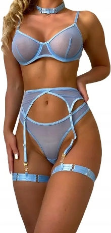 Beautiful Women's Lingerie Bras Choker Thigh Straps Birth String S