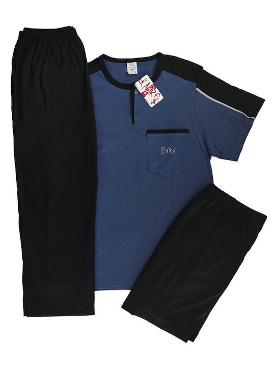 Billy Sabbado Men's Summer Pajamas Set Blue