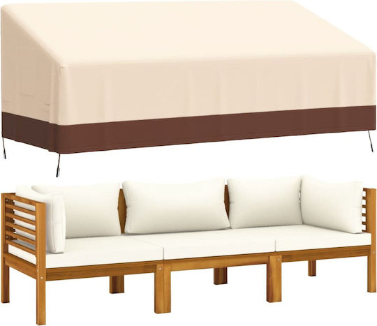 vidaXL Waterproof Couch Cover Beige 204x86x48cm