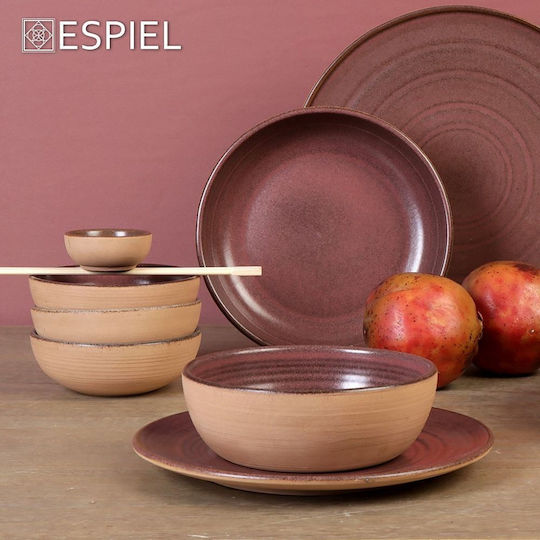 Espiel Calabria Bol Rotund Din Ceramică Roz Cu Diametrul 6.5cm
