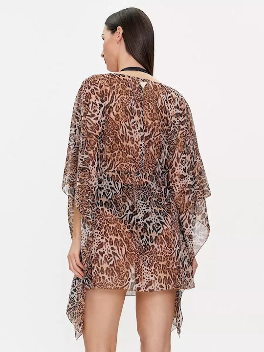 Guess Feminin Lung Rochie de Plajă Maro