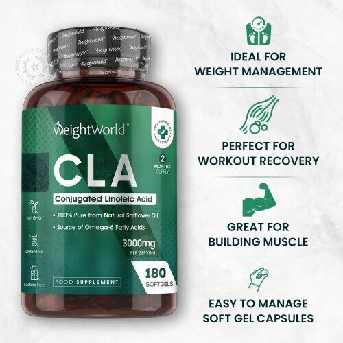 WeightWorld CLA 3000mg 180 μαλακές κάψουλες