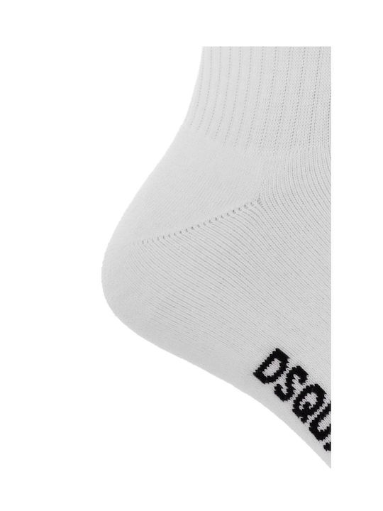 Dsquared2 Bărbați Șosete WHITE 1Pachet