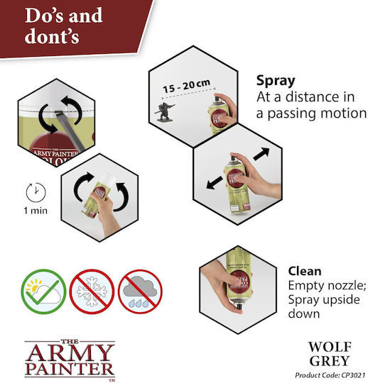 The Army Painter Χρώμα Μοντελισμού Wolf Grey 400ml