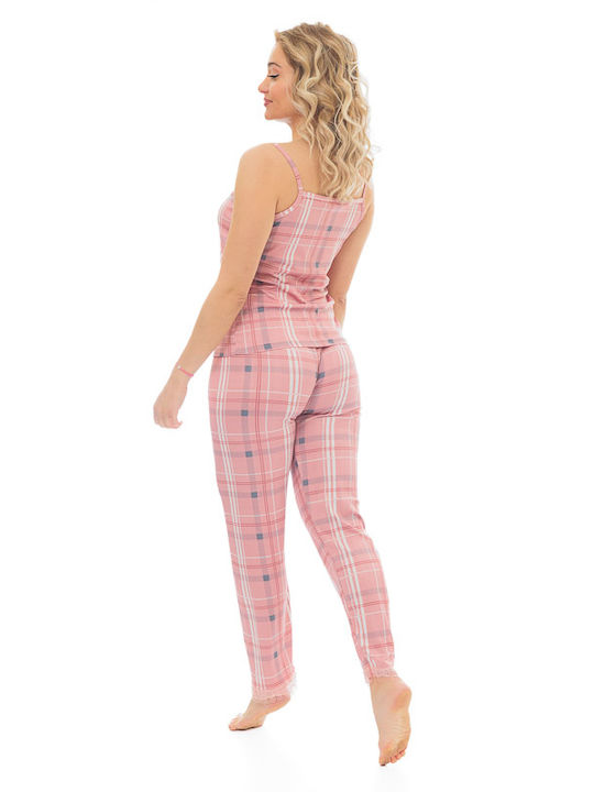 SNC Homewear Sommer Damen Pyjama-Set Powder