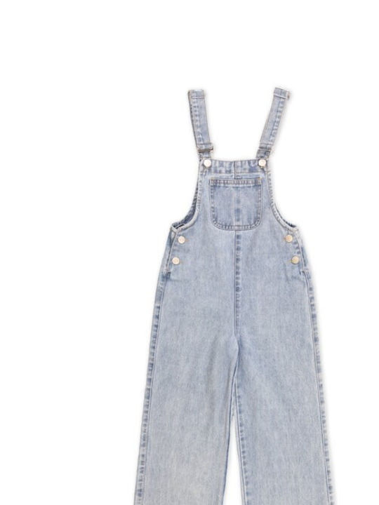 New College Kinder Overall Jeans Blau