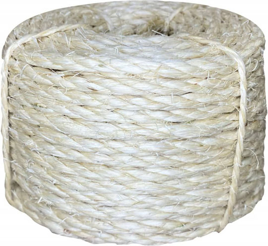 vidaXL Σχοινί Στριφτό 6mm 25m Σιζάλ 0.5kg
