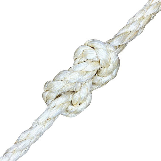 vidaXL Σχοινί Στριφτό 8mm 50m Σιζάλ 2.4kg Μαύρο