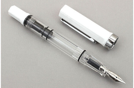 Twsbi Eco White Piston Πένα Καλλιγραφίας Broad Λευκή