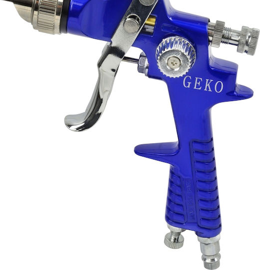 Geko Professional Πιστόλι Βαφής Αέρος HVLP Άνω Δοχείου 1.5mm