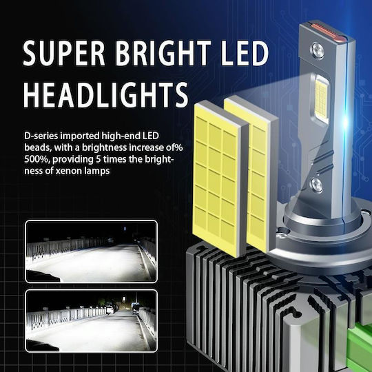 Λάμπα Αυτοκινήτου D2S / D2R LED Ψυχρό Λευκό 35W