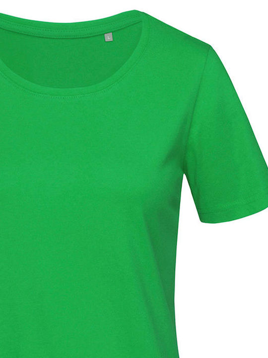 Stedman Femeiesc Tricou Promotional Mânecă Scurtă Verde Kelly