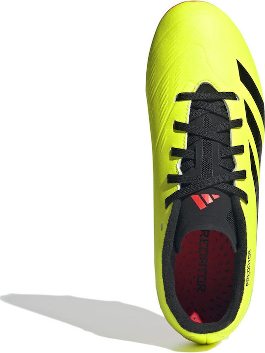 Predator League Kids Molded Soccer Shoes Yellow
